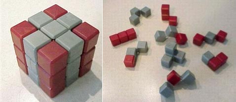 "Кирпичики Рубика" до неприличия напоминают кубики СОМА Пита Хейна.